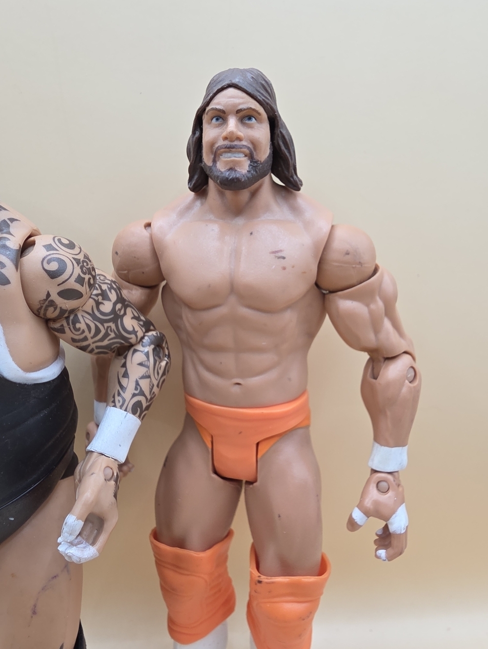 2011 WWE Randy Macho Man Savage Jinder Mahal Brodus Clay Wrestling Figures - Picture 5 of 6